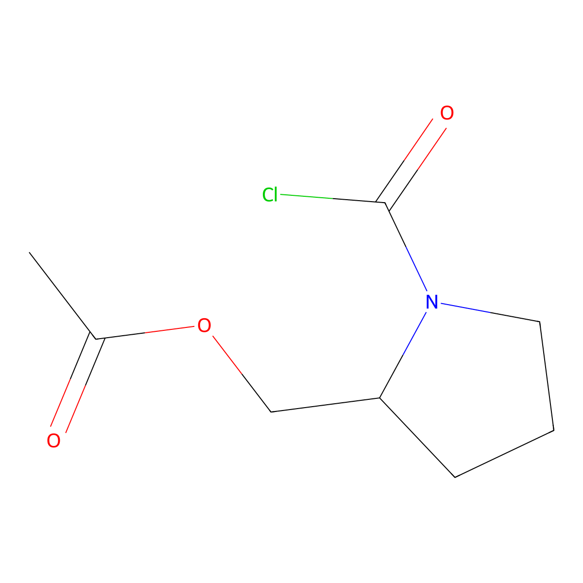 [(2S)-1-(carboxy)pyrrolidin-2-yl]methyl acetate molecular structure, CAS 1296132-58-5