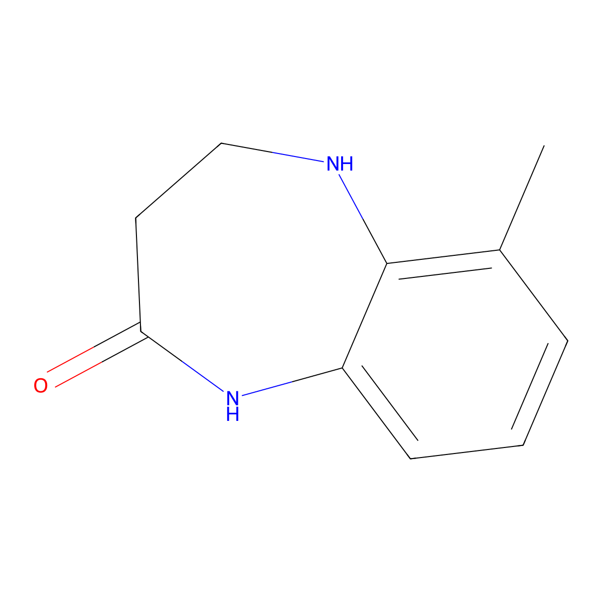 6-Methyl-1,3,4,5-tetrahydro-2H-benzo[B][1,4]diazepin-2-one molecular structure, CAS 1296194-31-4