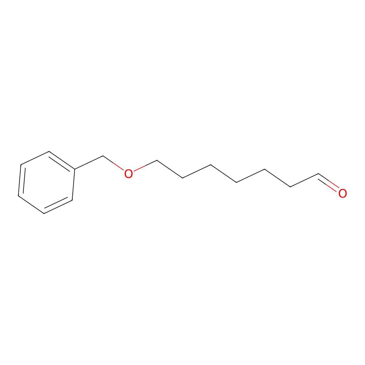 7-Benzyloxyheptanal molecular structure, CAS 129649-05-4