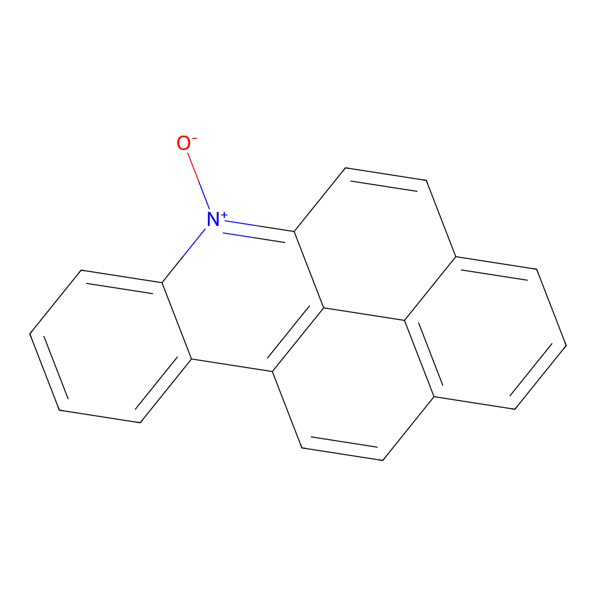 6-Azabenzo(a)pyrene N-oxide molecular structure, CAS 129665-16-3