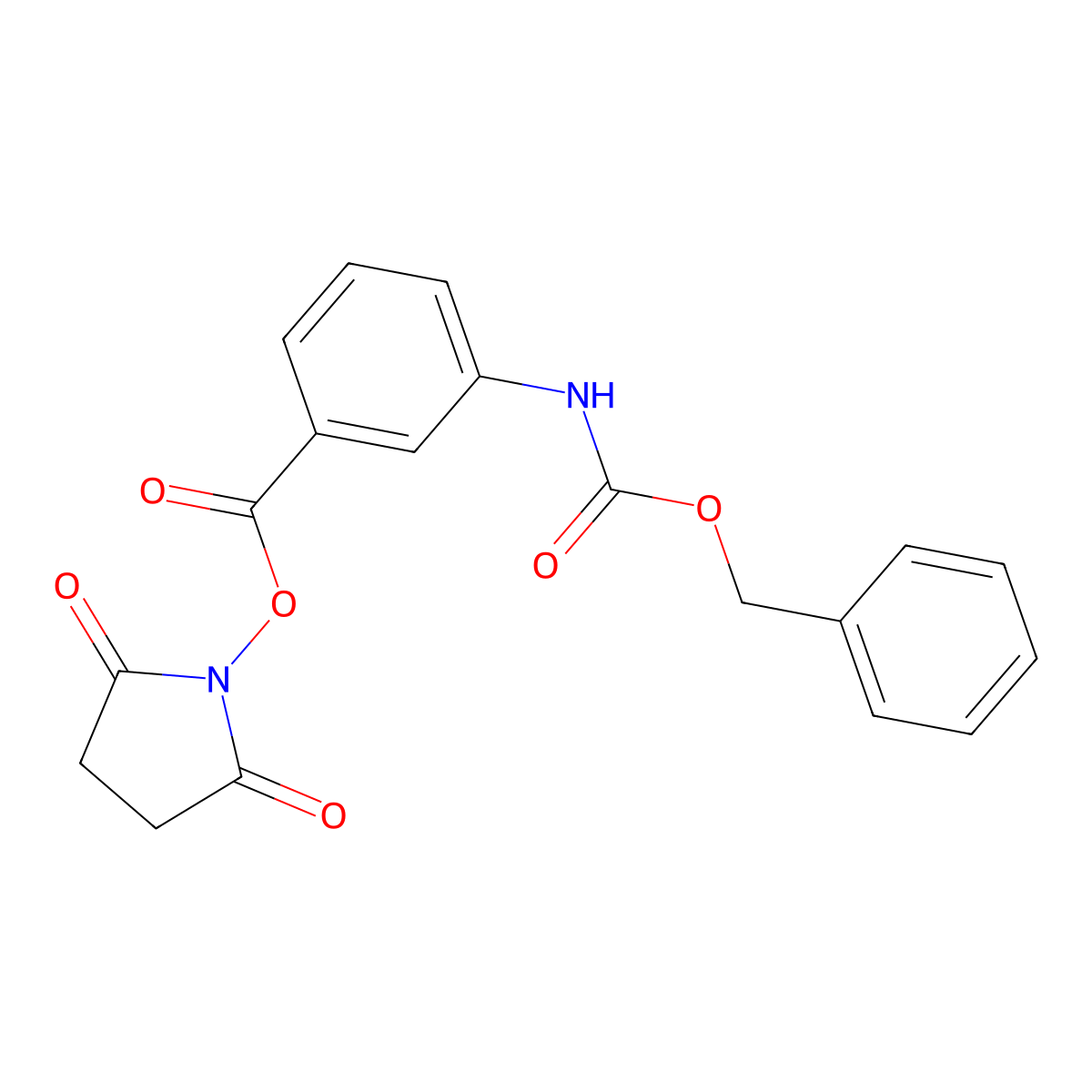 Z-3-Abz-Osu molecular structure, CAS 129666-48-4