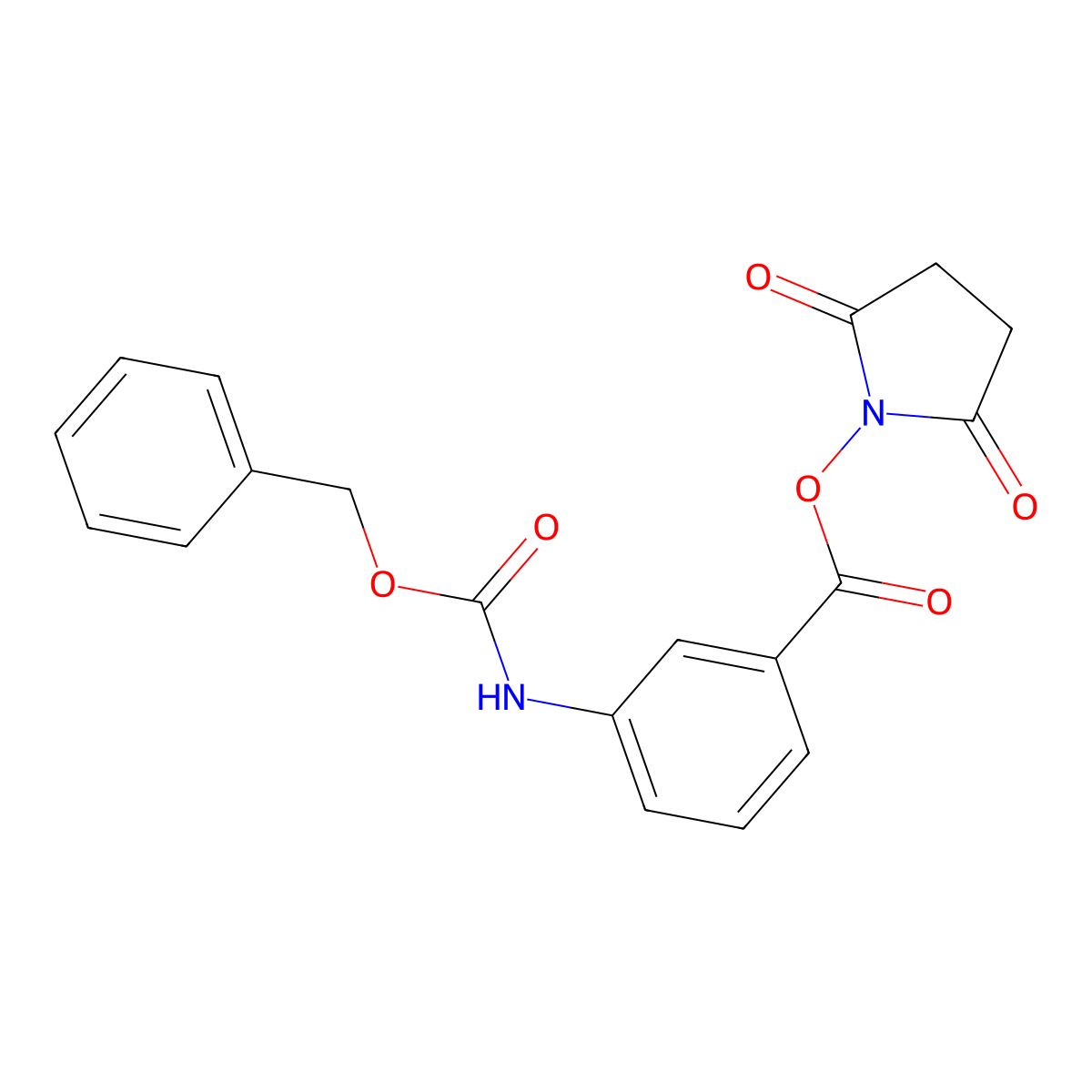 Z-3-Abz-Osu molecular structure, CAS 129666-48-4