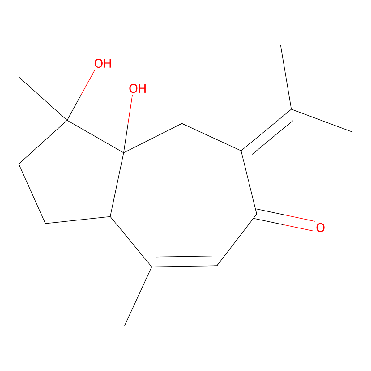 Procurcumadiol molecular structure, CAS 129673-90-1