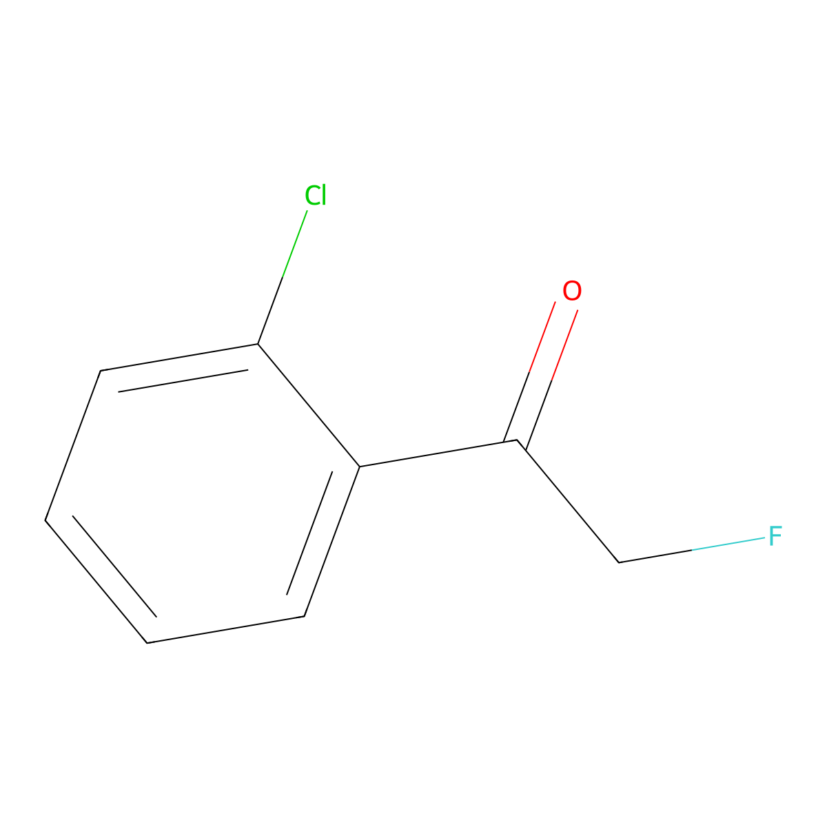 1-(2-Chlorophenyl)-2-fluoroethan-1-one molecular structure, CAS 1296831-36-1