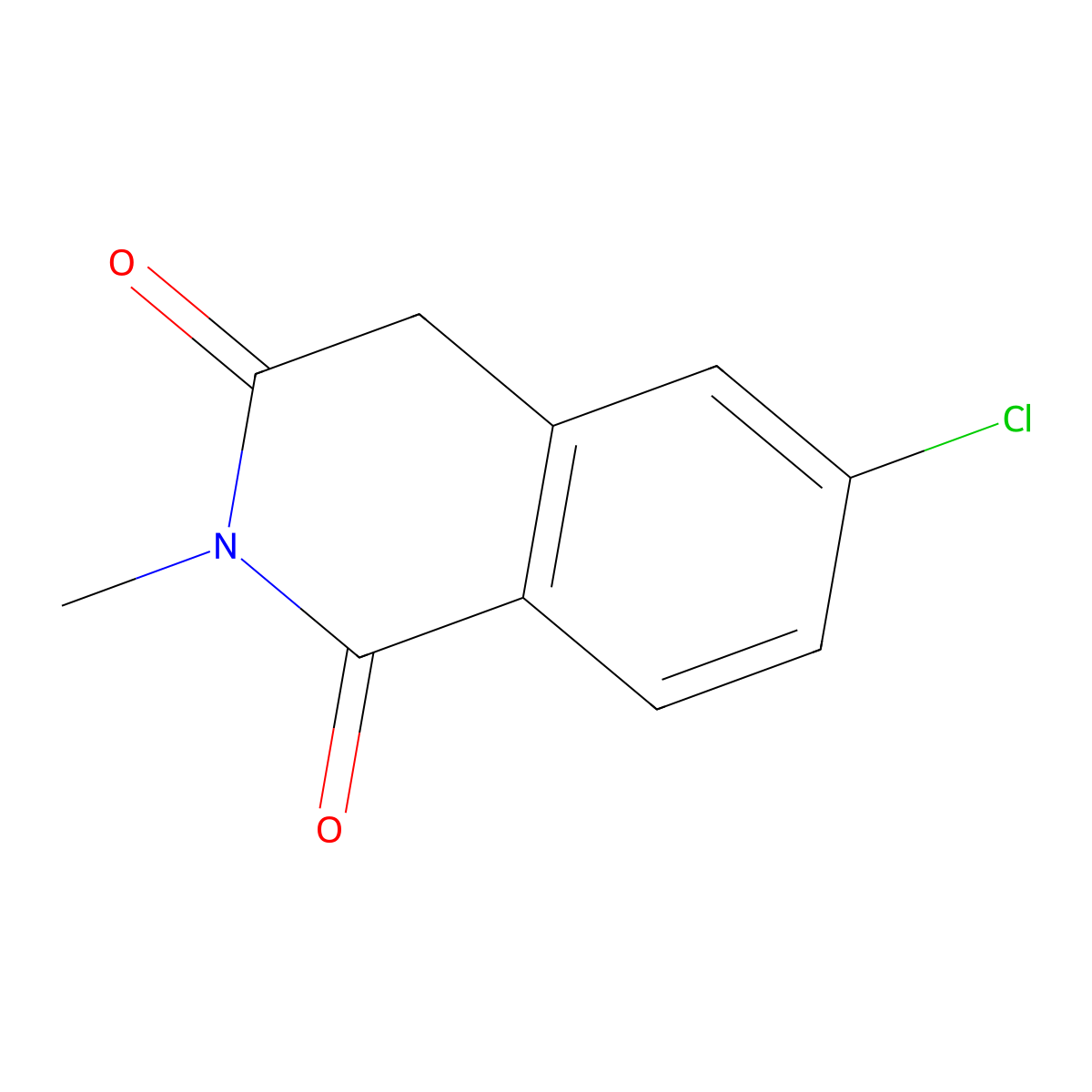 6-Chloro-2-methyl-1,2,3,4-tetrahydroisoquinoline-1,3-dione molecular structure, CAS 129689-05-0