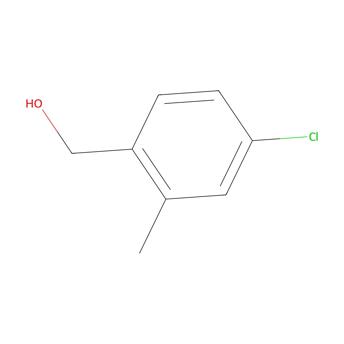 4-Chloro-2-methylbenzyl Alcohol molecular structure, CAS 129716-11-6