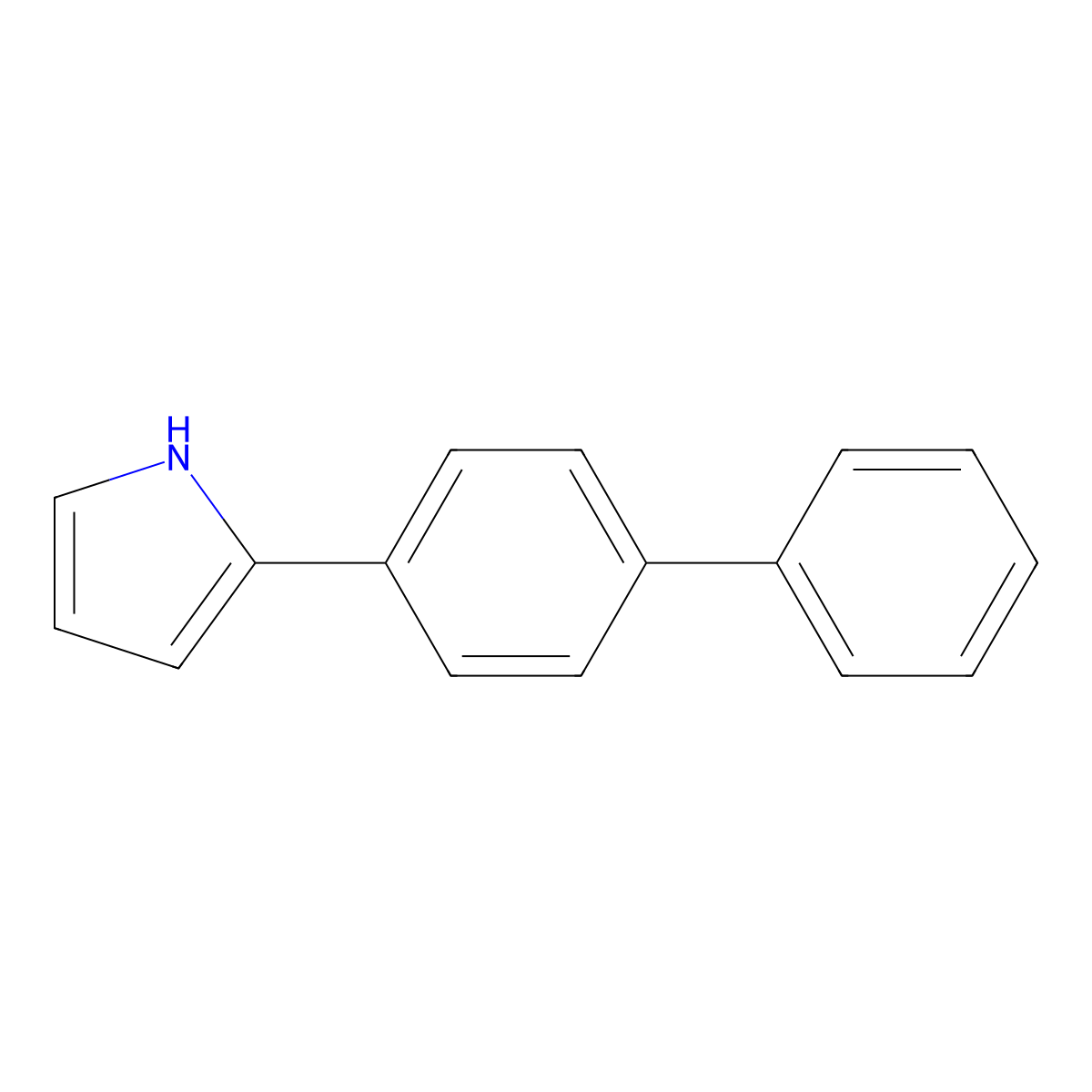 1H-Pyrrole, diphenyl- molecular structure, CAS 129746-28-7
