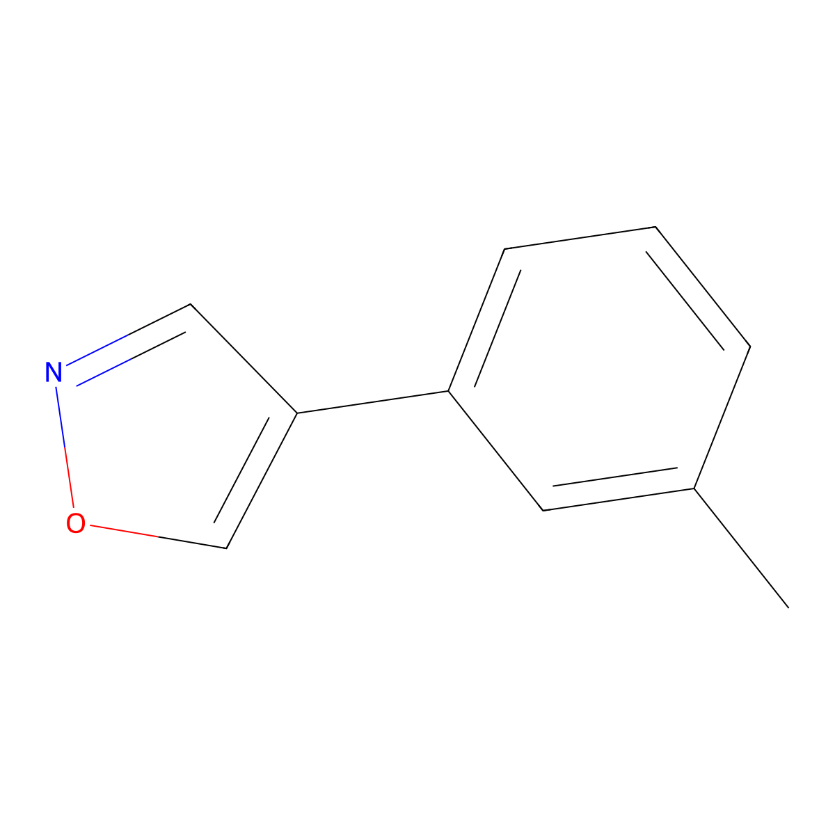 4-(m-Tolyl)isoxazole molecular structure, CAS 129746-47-0