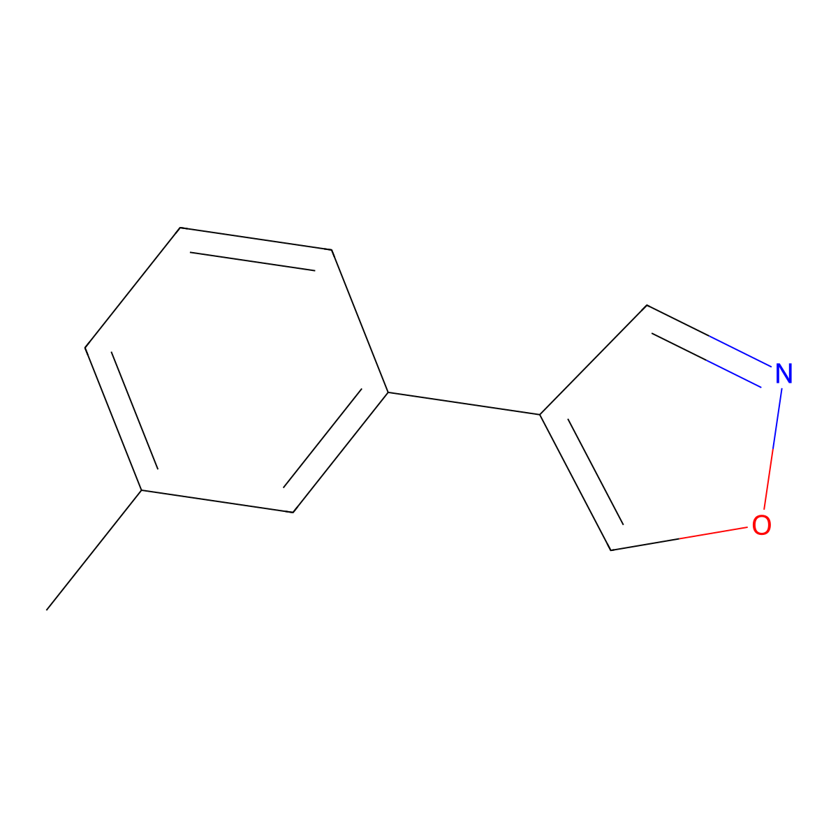 4-(m-Tolyl)isoxazole molecular structure, CAS 129746-47-0