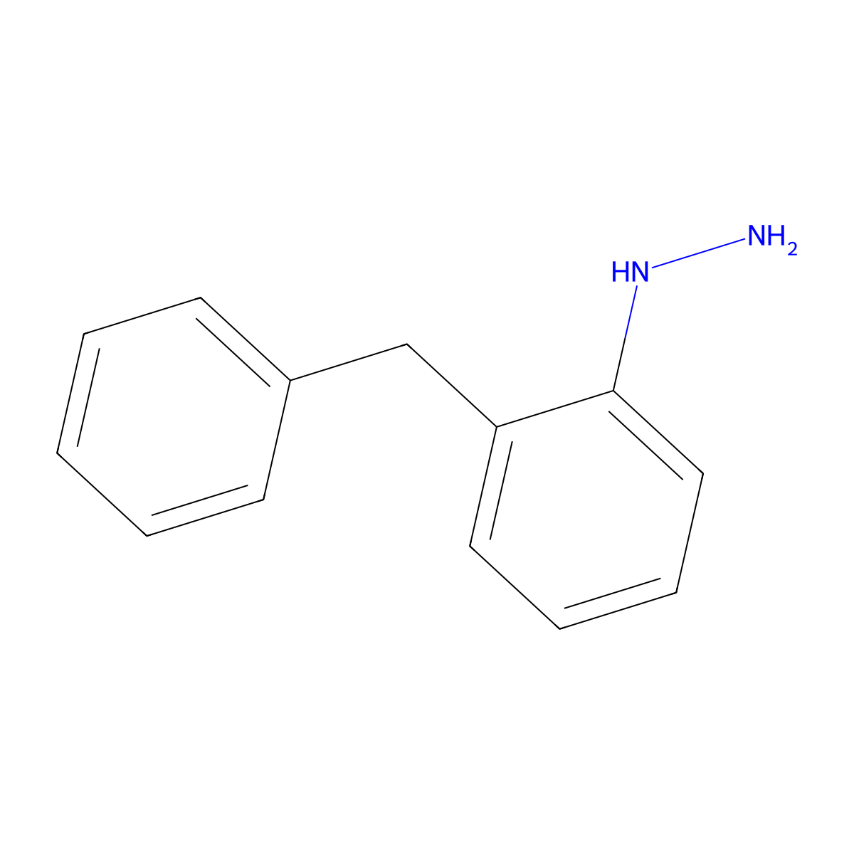 (2-Benzylphenyl)hydrazine molecular structure, CAS 129786-94-3