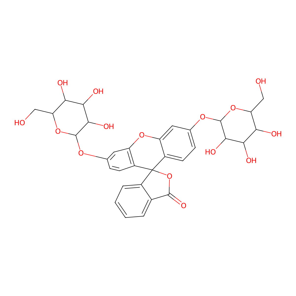 FDGlu molecular structure, CAS 129787-66-2