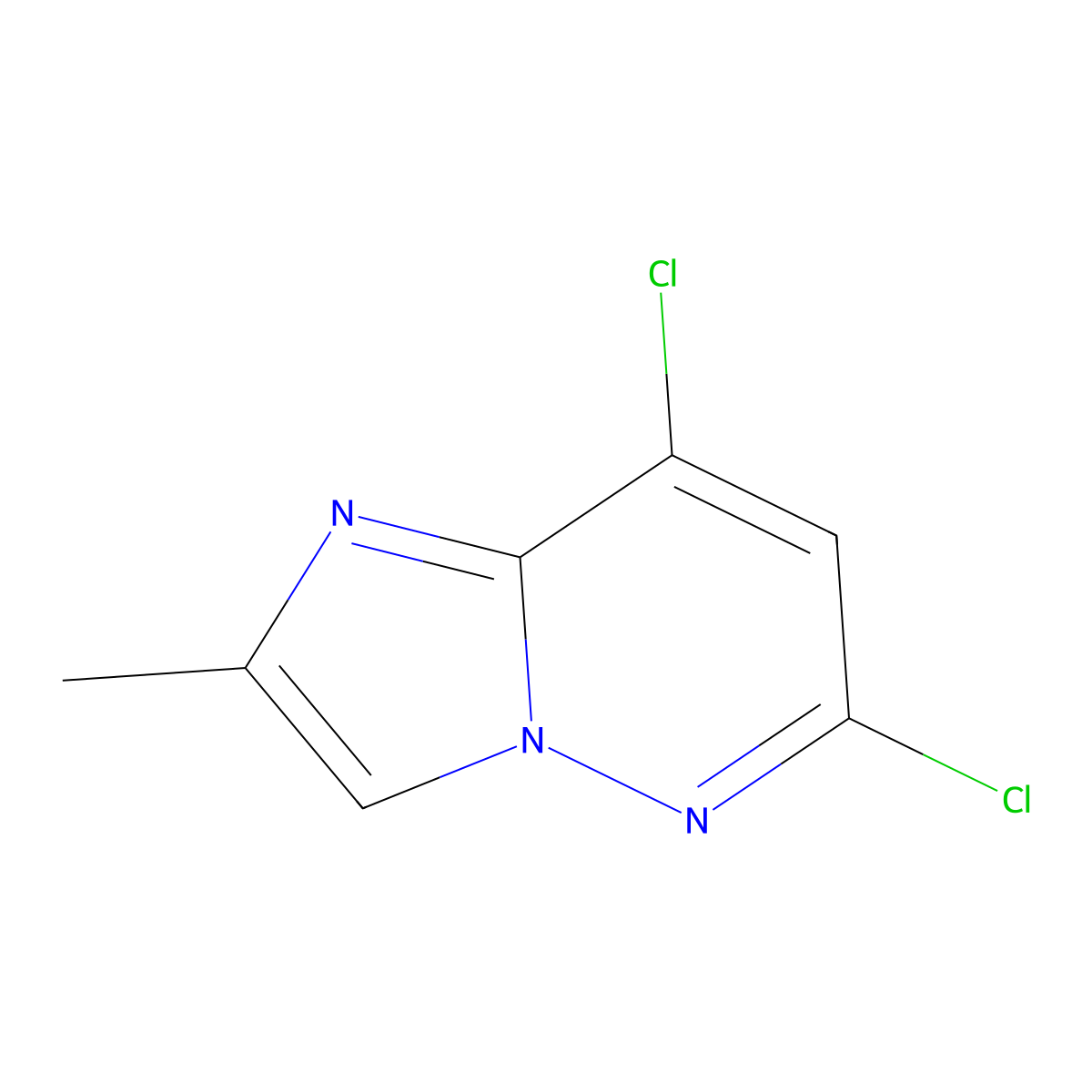 6,8-Dichloro-2-methylimidazo[1,2-b]pyridazine molecular structure, CAS 1298031-93-2