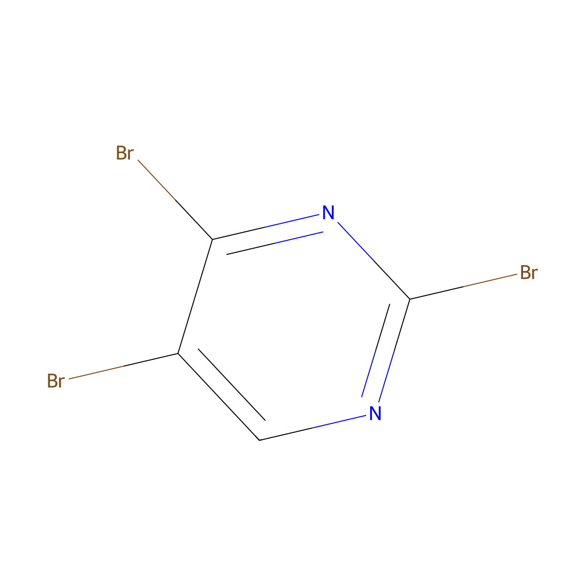 2,4,5-Tribromopyrimidine molecular structure, CAS 1298101-40-2