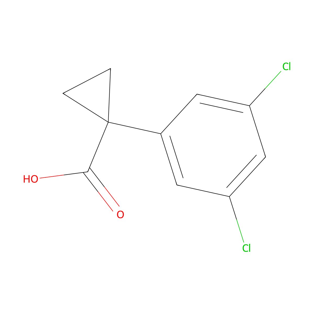 1-(3,5-dichlorophenyl)Cyclopropanecarboxylic acid molecular structure, CAS 1298134-94-7