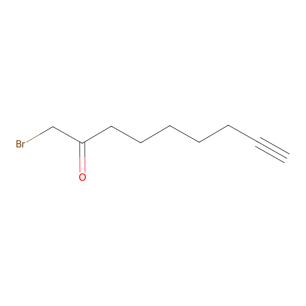 1-Bromonon-8-yn-2-one molecular structure, CAS 1298135-55-3