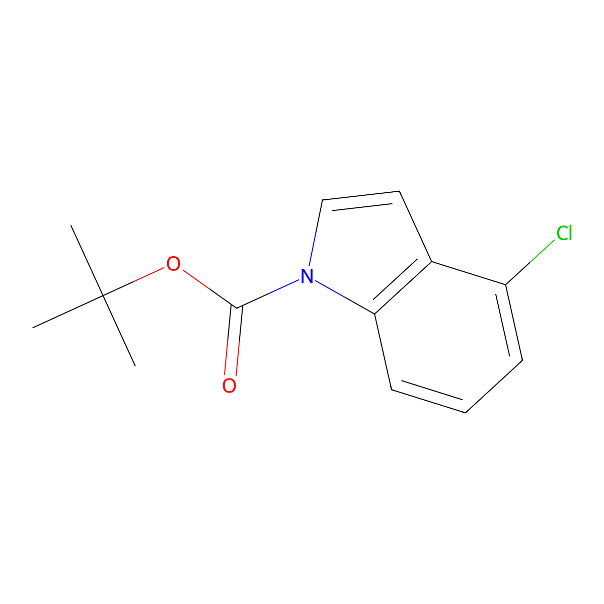 1-BOC-4-Chloroindole molecular structure, CAS 129822-46-4