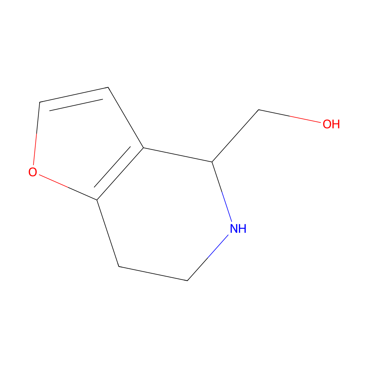 {4H,5H,6H,7H-furo[3,2-c]pyridin-4-yl}methanol molecular structure, CAS 129823-17-2