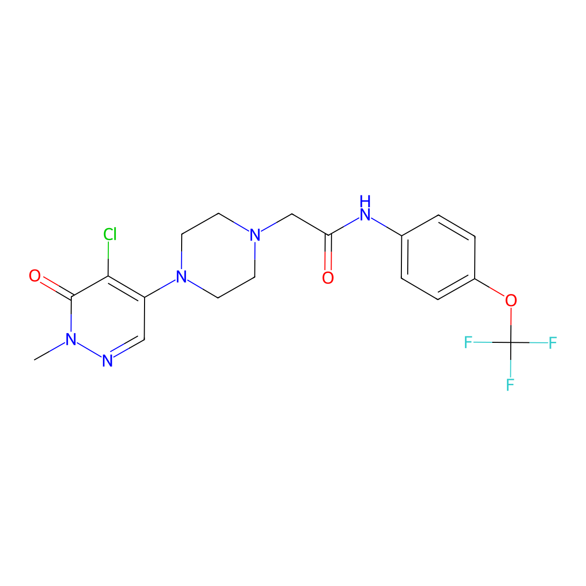 2-[4-(5-Chloro-1-methyl-6-oxo-1,6-dihydropyridazin-4-yl)piperazin-1-yl]-4,6-dimethylpyridine-3-carbonitrile molecular structure, CAS 1298235-76-3