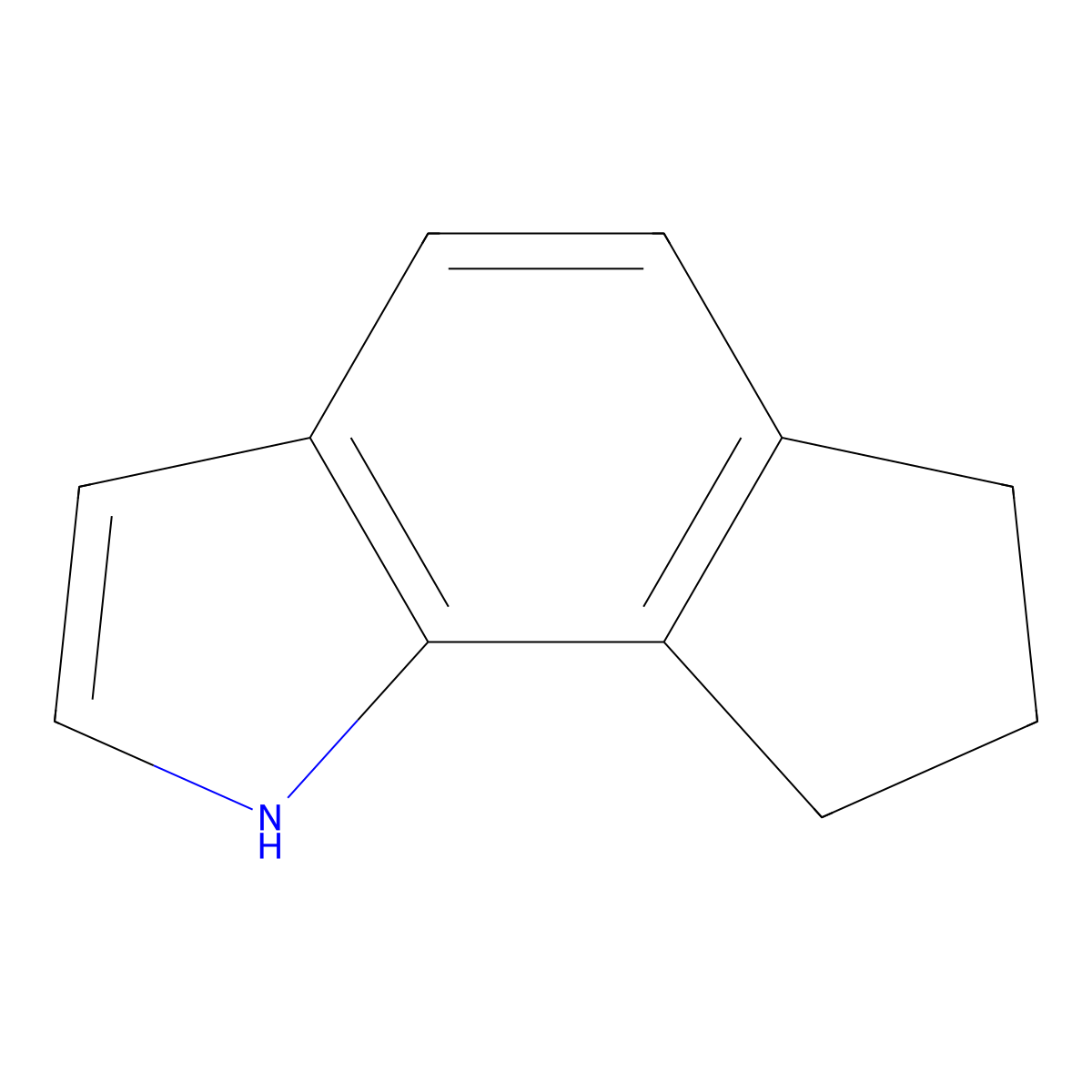 1,6,7,8-Tetrahydrocyclopenta[g]indole molecular structure, CAS 129848-59-5