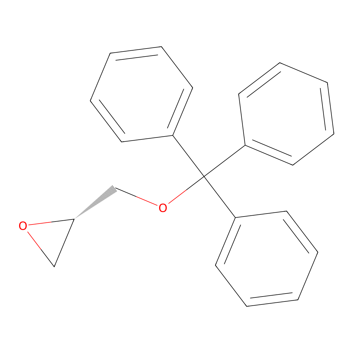 (S)-Glycidyl Trityl Ether molecular structure, CAS 129940-50-7