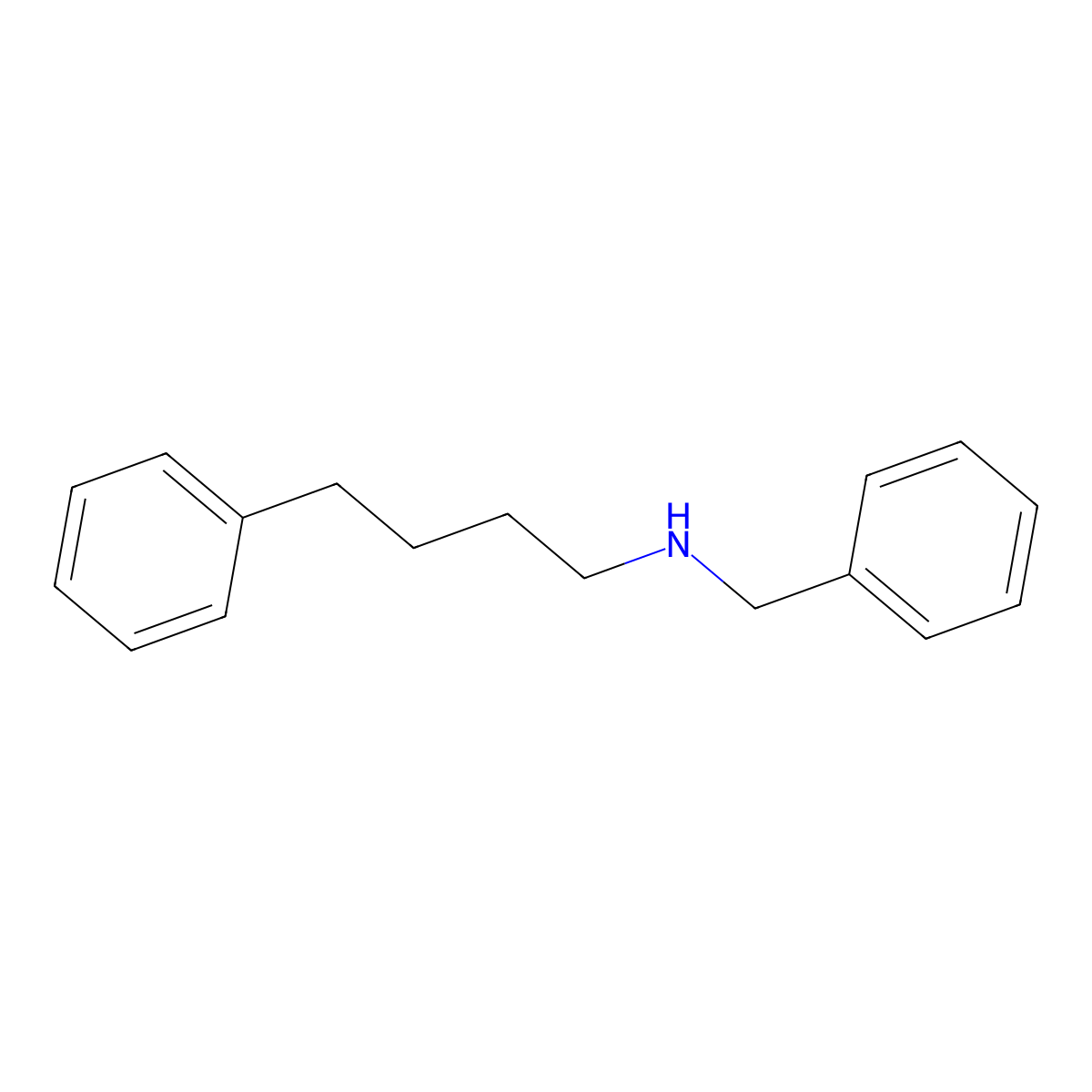 N-benzyl-4-phenylbutan-1-amine molecular structure, CAS 129951-06-0