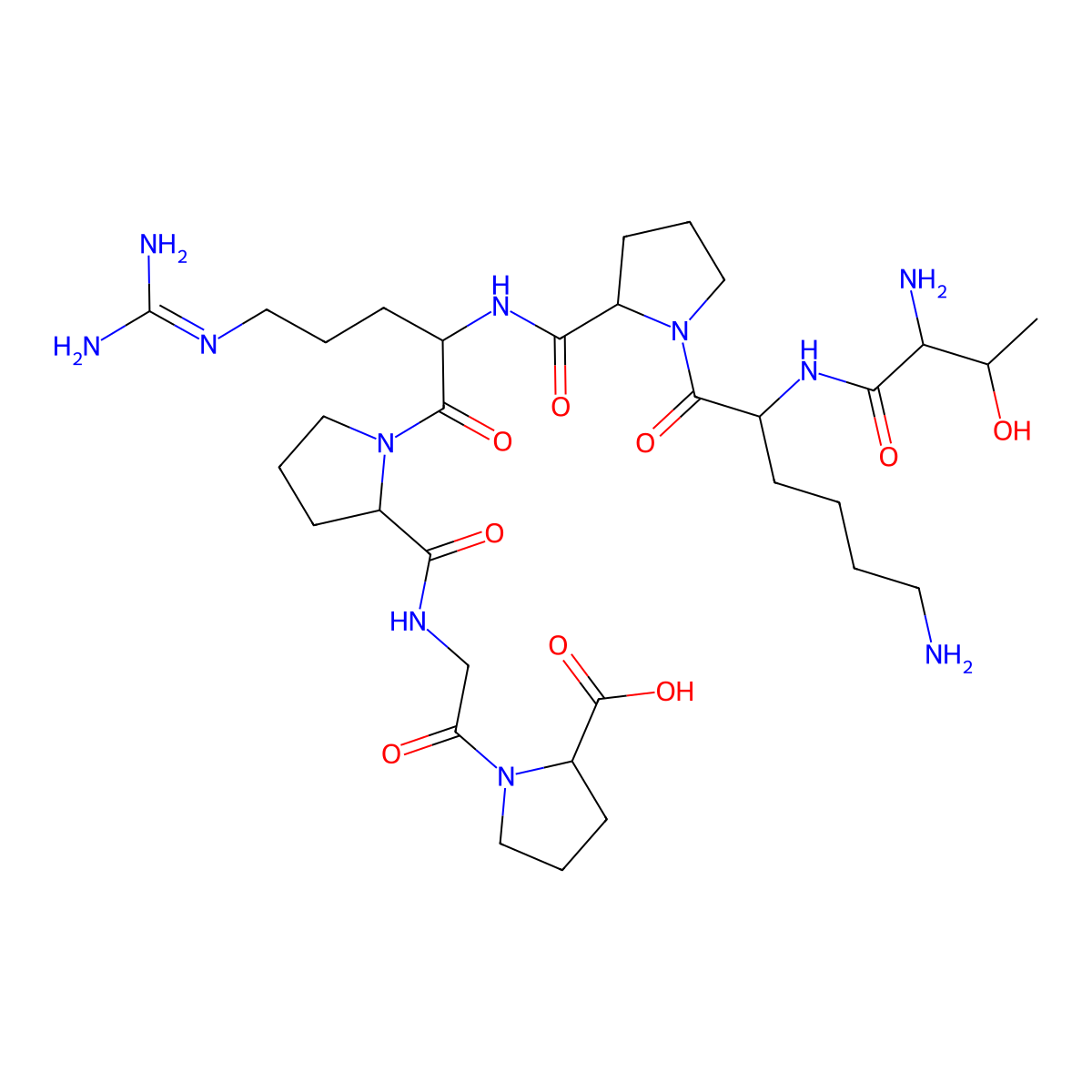 Selank molecular structure, CAS 129954-34-3