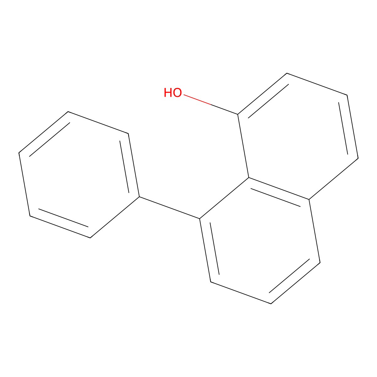 8-Phenylnaphthalen-1-ol molecular structure, CAS 129957-20-6