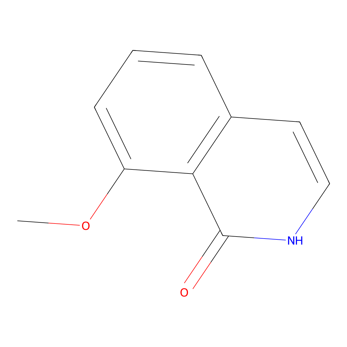 8-Methoxy-1(2H)-isoquinolinone molecular structure, CAS 129959-09-7