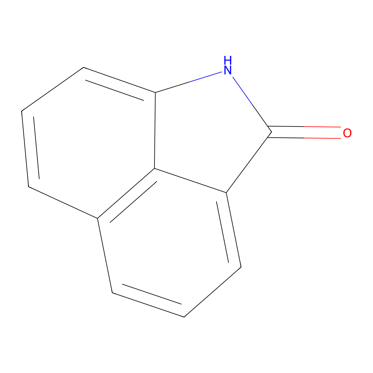 benz(cd)indol-2(1H)-one molecular structure, CAS 130-00-7