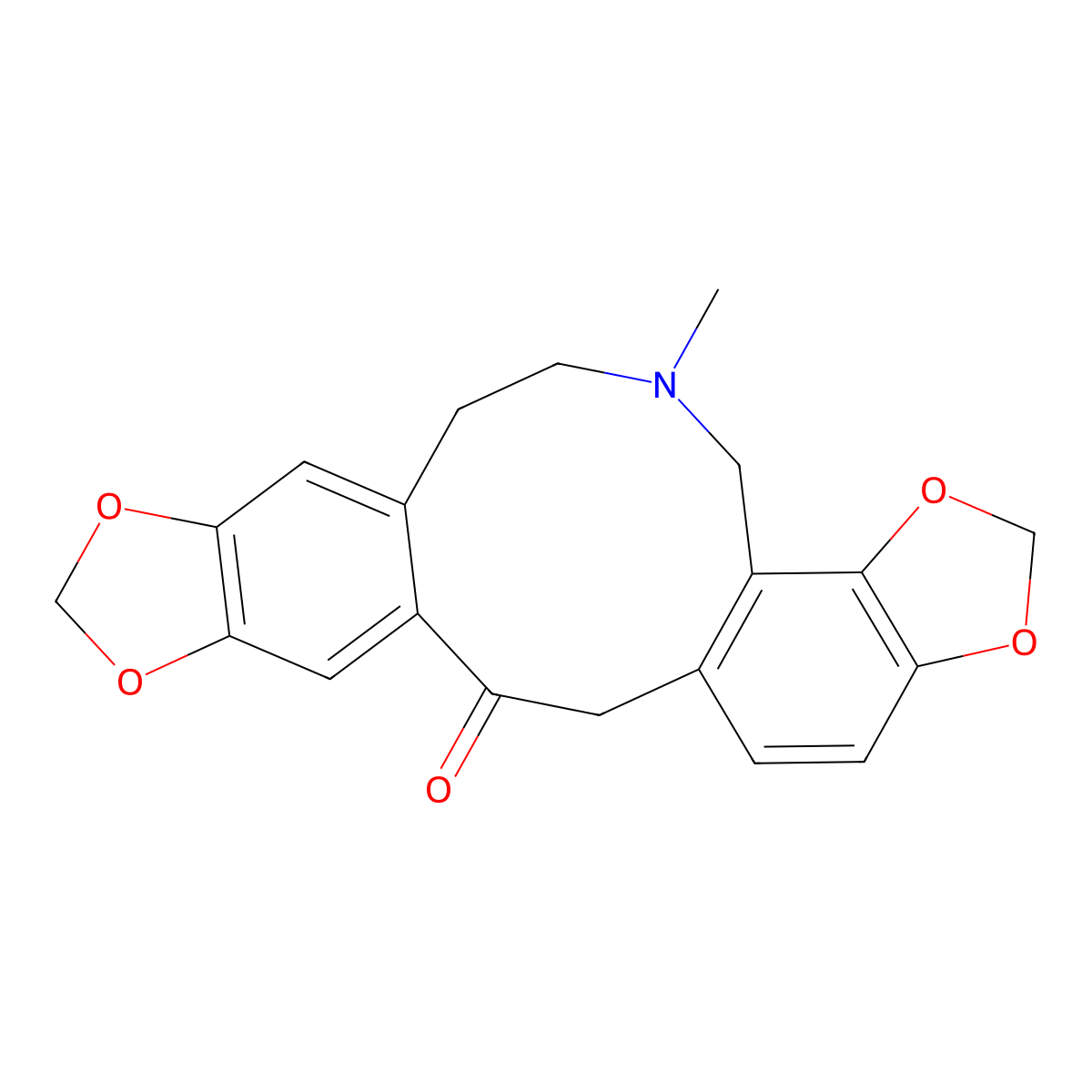 Protopine molecular structure, CAS 130-86-9