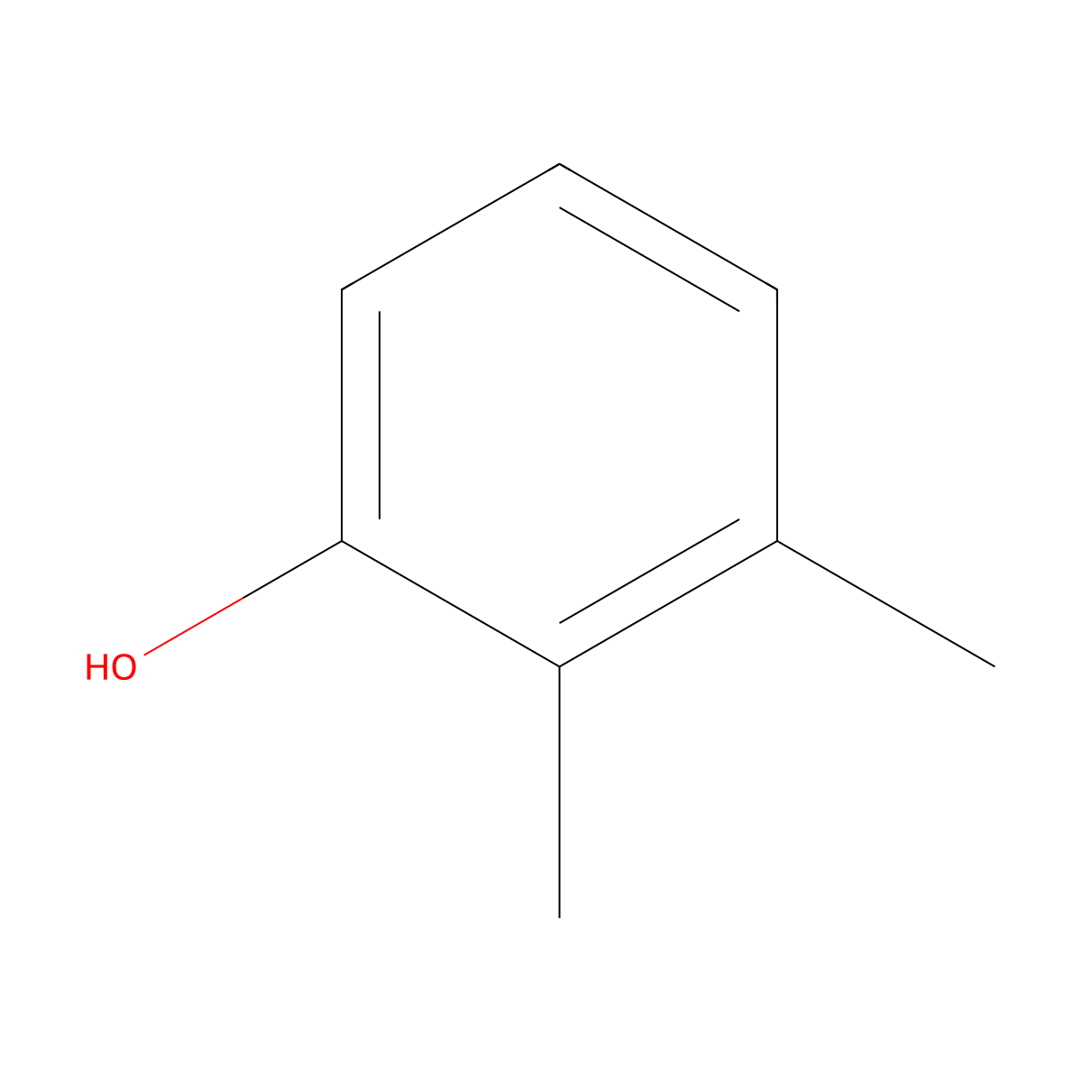2,3-Dimethylphenol molecular structure, CAS 1300-71-6