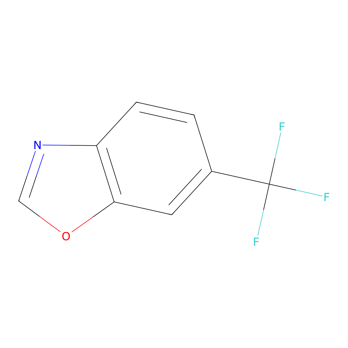 6-(Trifluoromethyl)benzo[d]oxazole molecular structure, CAS 1300106-03-9