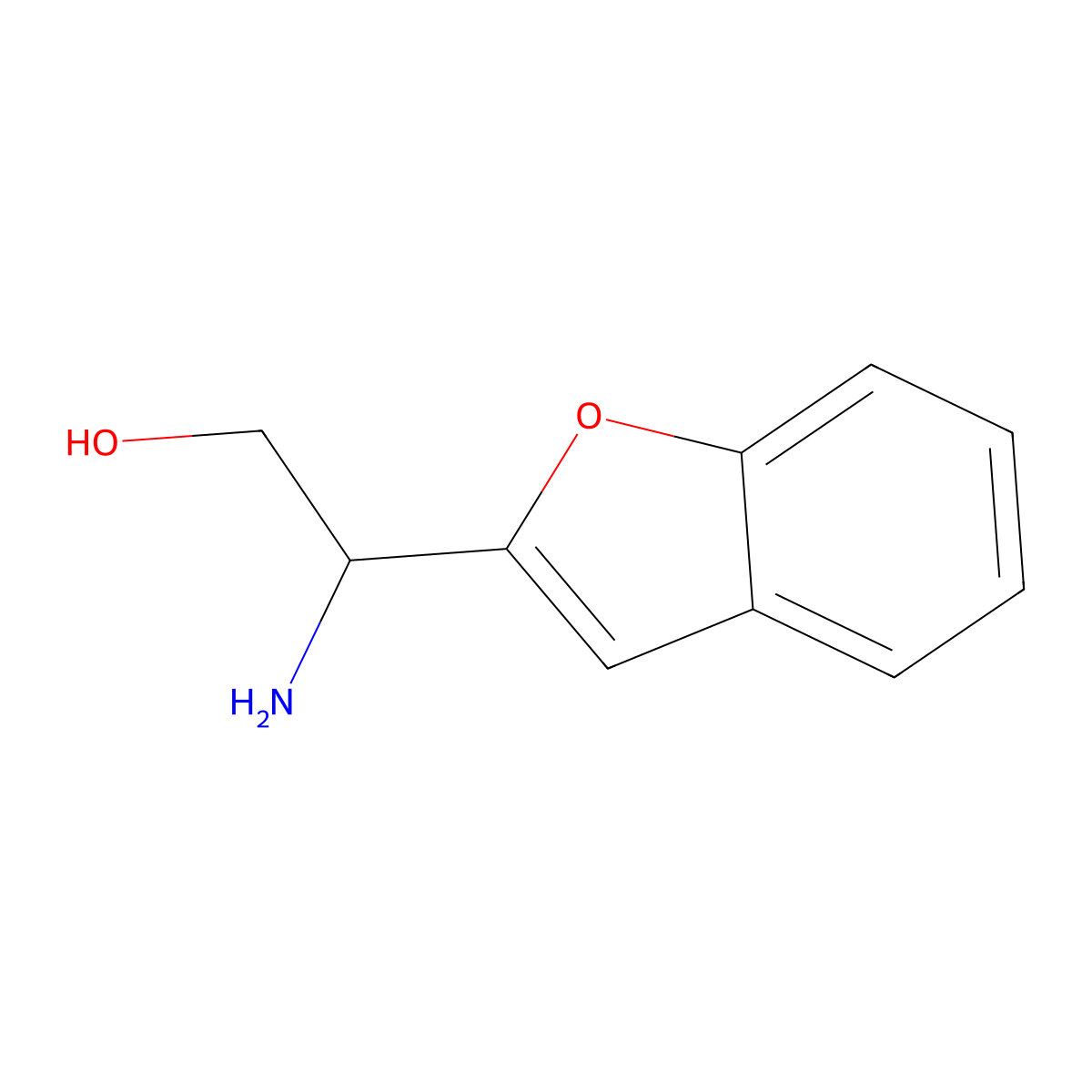 2-Amino-2-benzo[D]furan-2-ylethan-1-OL molecular structure, CAS 130025-10-4