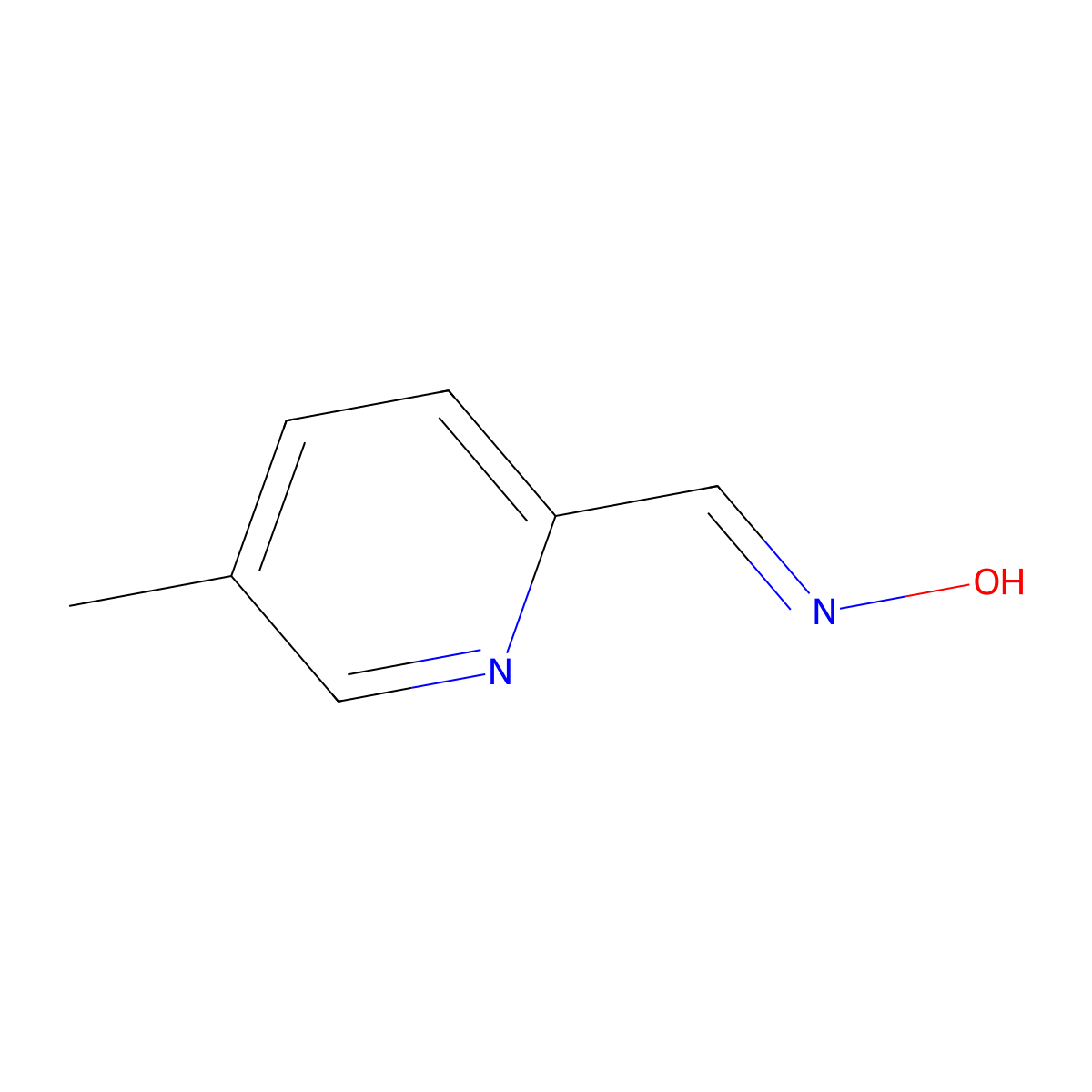 5-Methylpyridine-2-carbaldehyde oxime molecular structure, CAS 1300609-97-5