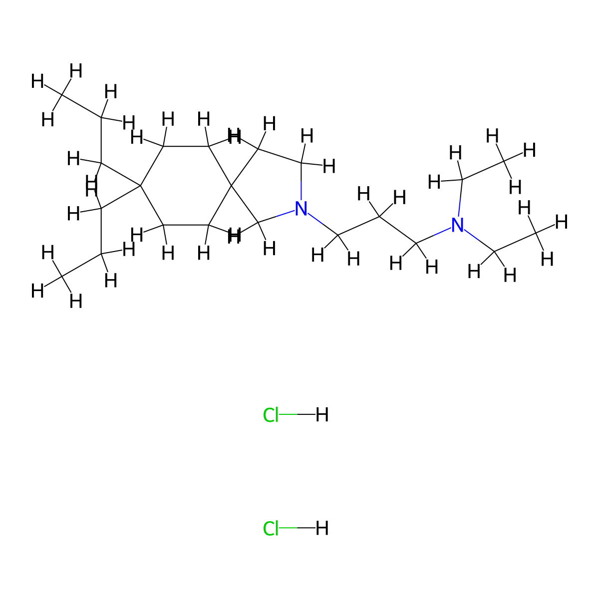 Atiprimod Dihydrochloride molecular structure, CAS 130065-61-1