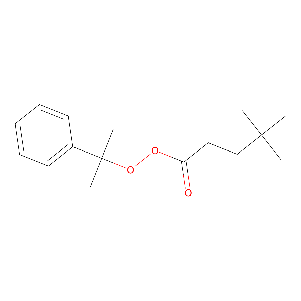 Neoheptaneperoxoic acid, 1-methyl-1-phenylethyl ester molecular structure, CAS 130097-36-8