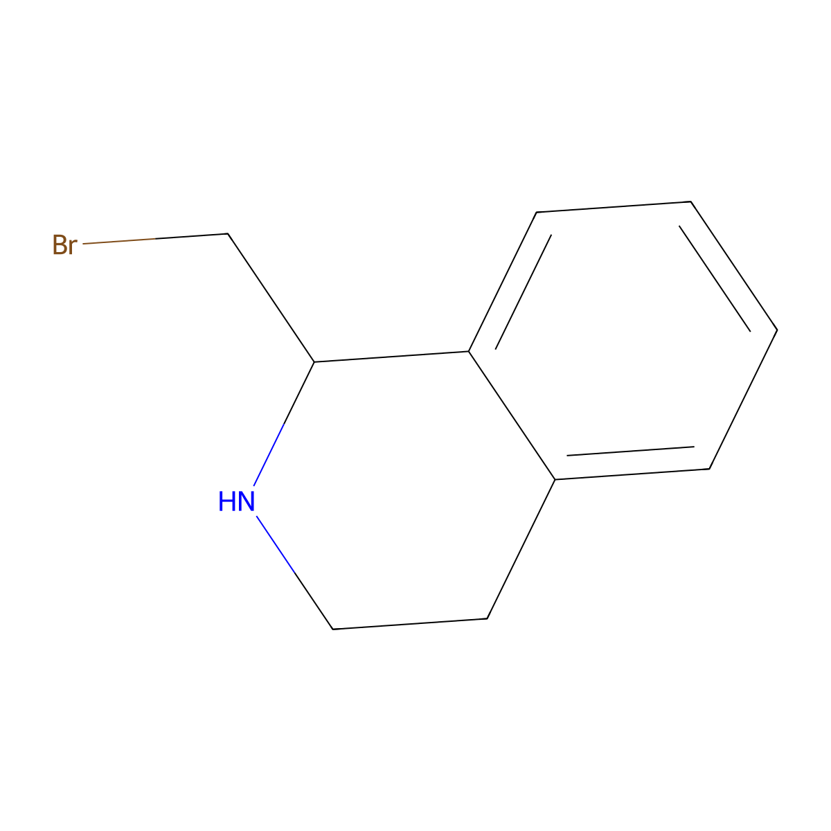 1-(Bromomethyl)-1,2,3,4-tetrahydroisoquinoline molecular structure, CAS 130109-95-4