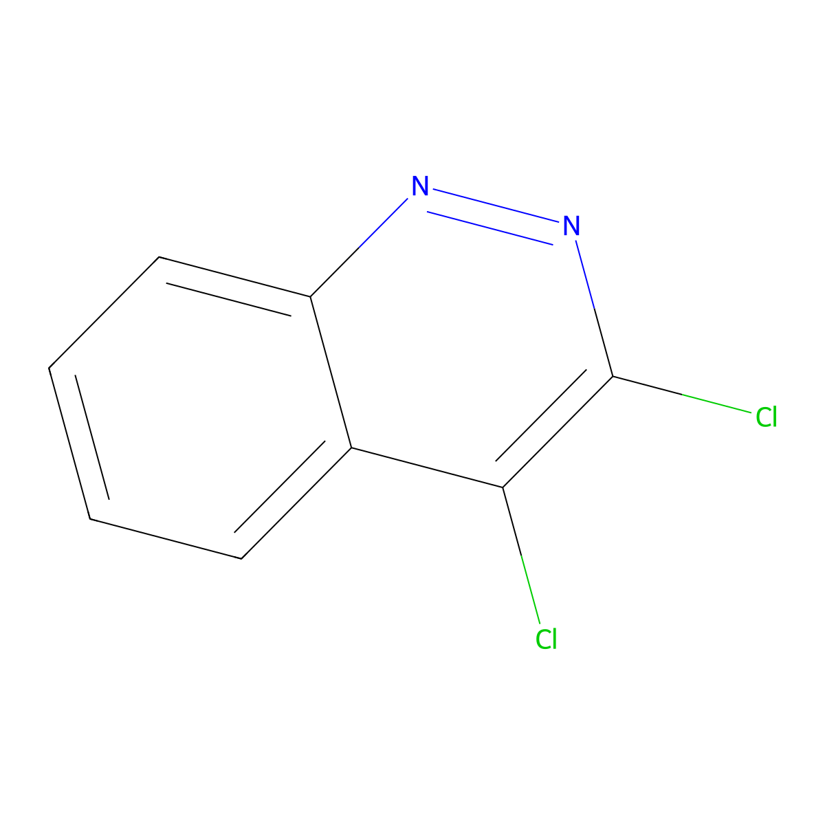 3,4-Dichlorocinnoline molecular structure, CAS 130111-80-7