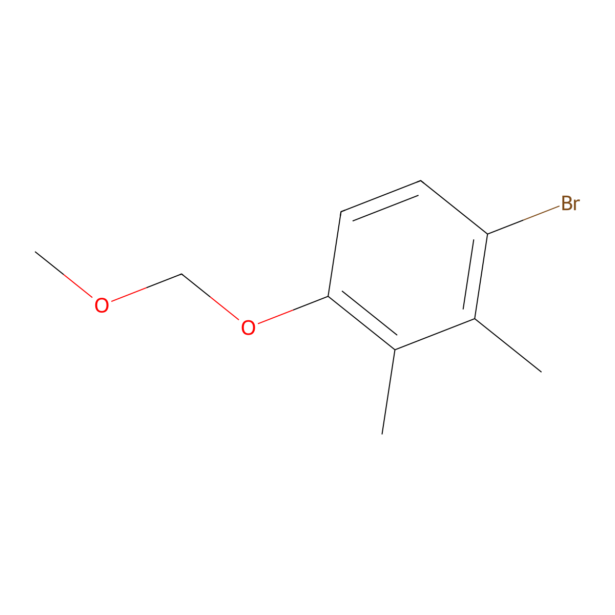 3-Bromo-6-(methoxymethoxy)-o-xylene molecular structure, CAS 1301147-34-1