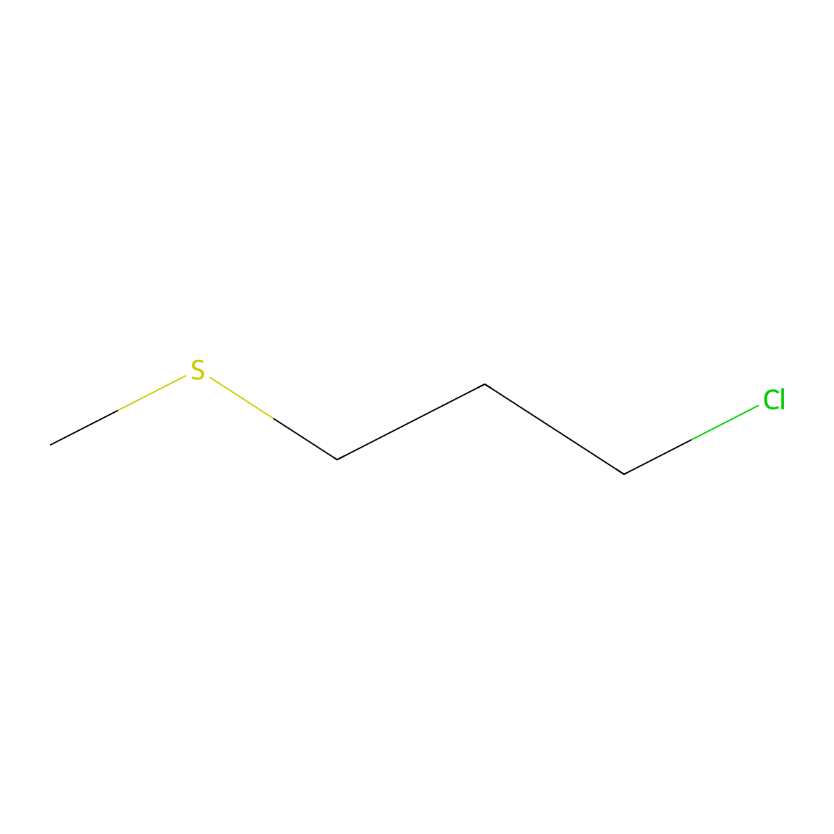 1-Chloro-3-(methylsulfanyl)propane molecular structure, CAS 13012-59-4