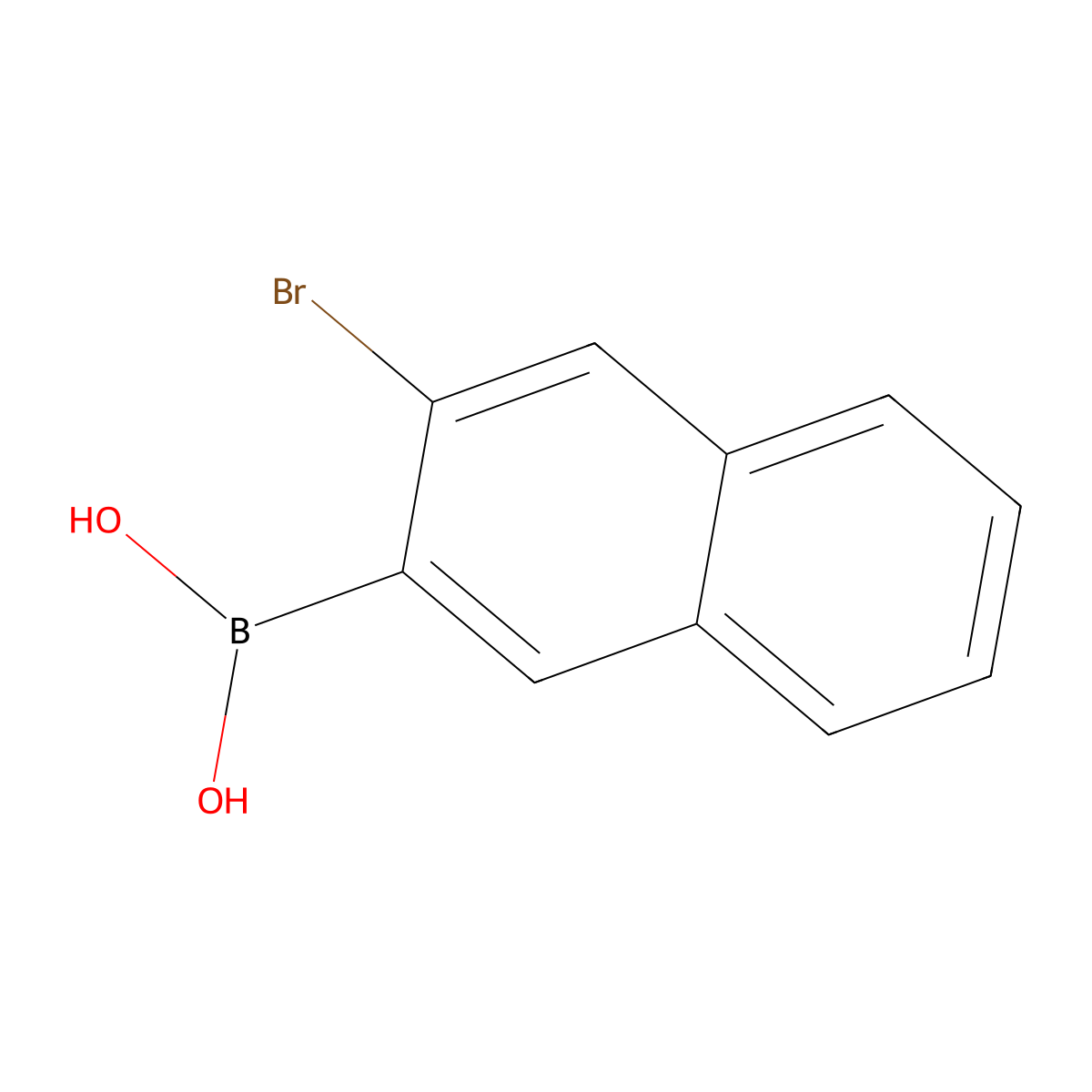 (3-Bromonaphthalen-2-yl)boronic acid molecular structure, CAS 1301205-62-8