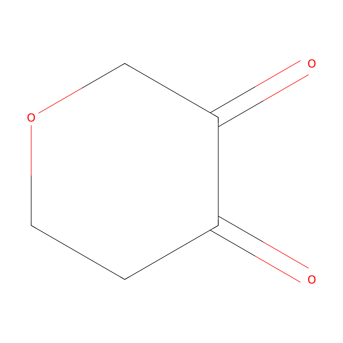 Dihydro-2H-pyran-3,4-dione molecular structure, CAS 1301266-18-1
