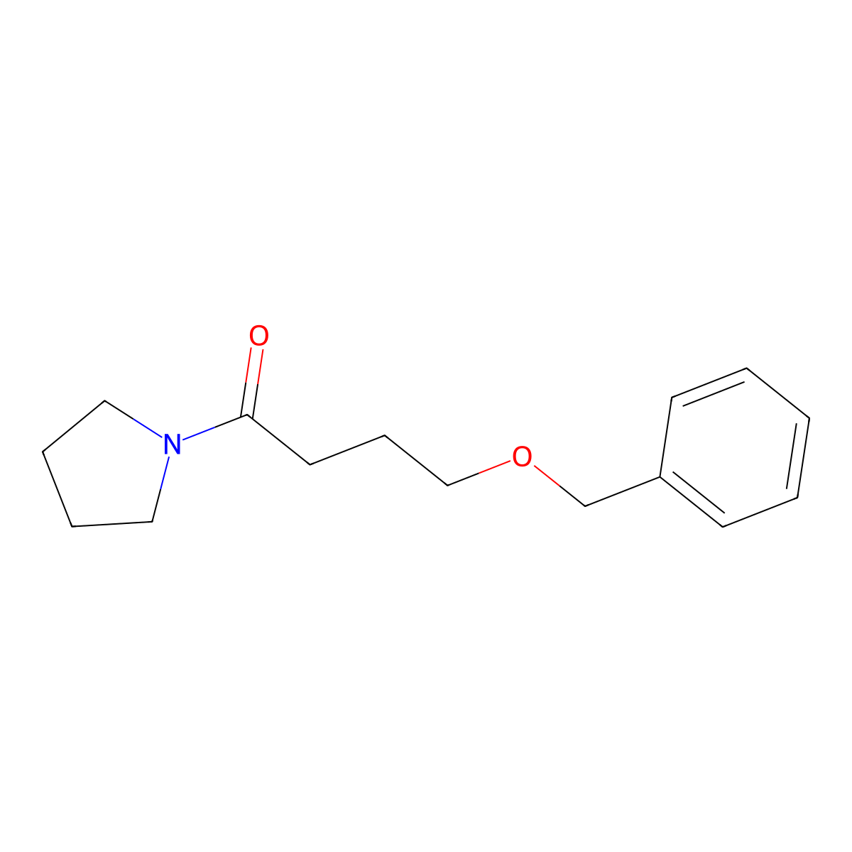 4-(Benzyloxy)-1-(pyrrolidin-1-yl)butan-1-one molecular structure, CAS 1301601-31-9