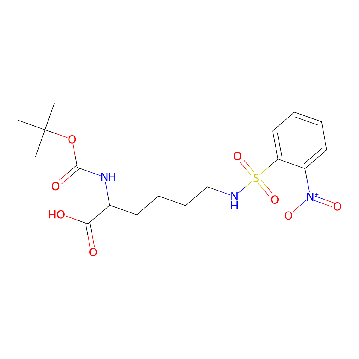 Boc-l-lys(ns)-oh molecular structure, CAS 1301706-36-4