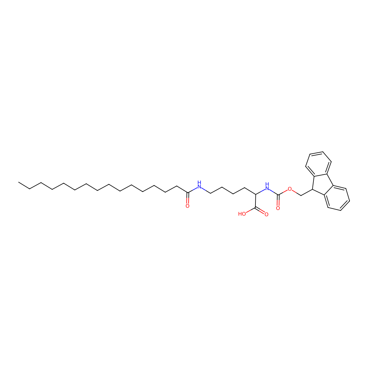 Fmoc-d-lys(palm)-oh molecular structure, CAS 1301706-55-7