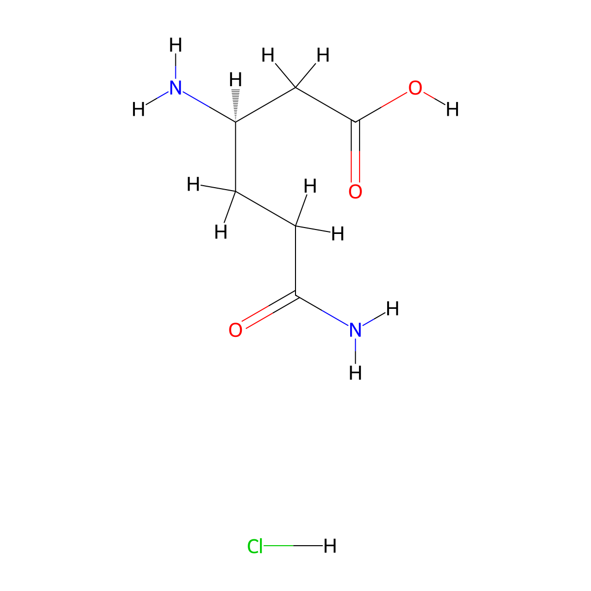 (R)-3,6-Diamino-6-oxohexanoic acid hydrochloride molecular structure, CAS 1301706-58-0