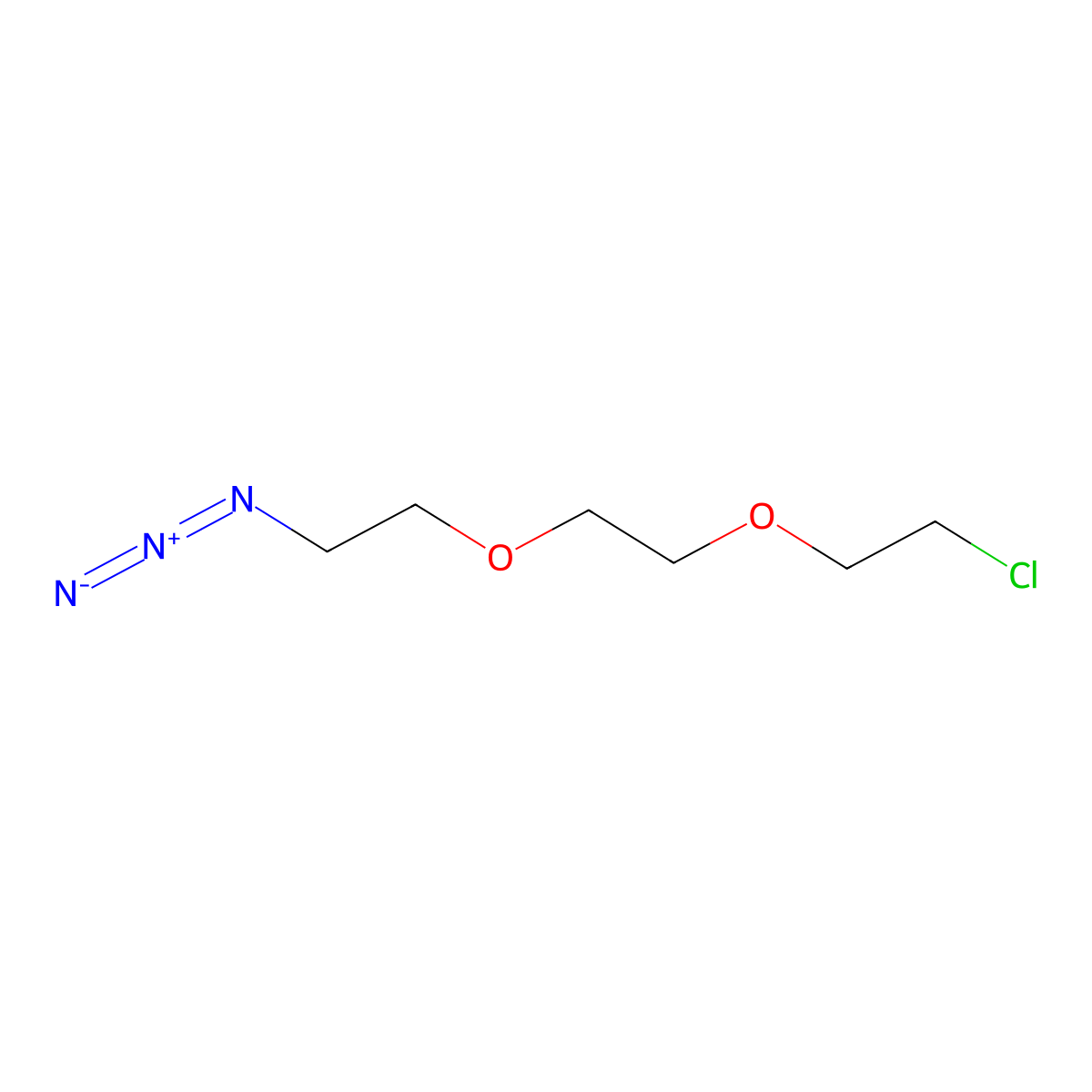 1-Chloro-2-[2-(2-azidoethoxy)ethoxy]ethane molecular structure, CAS 1301708-62-2