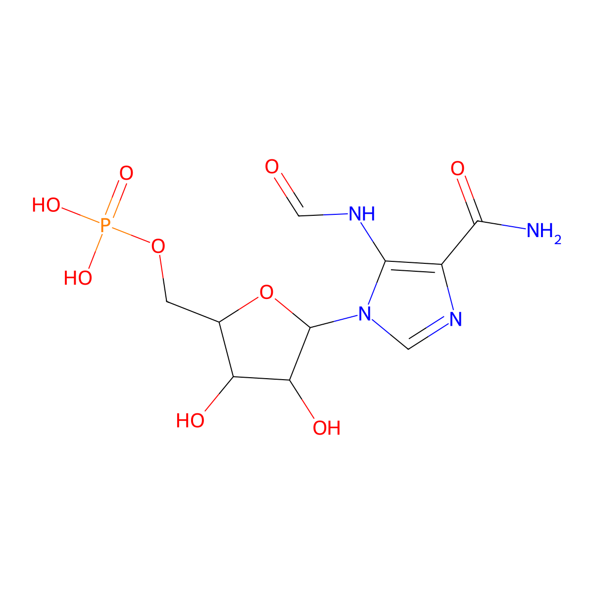 Faicar molecular structure, CAS 13018-54-7