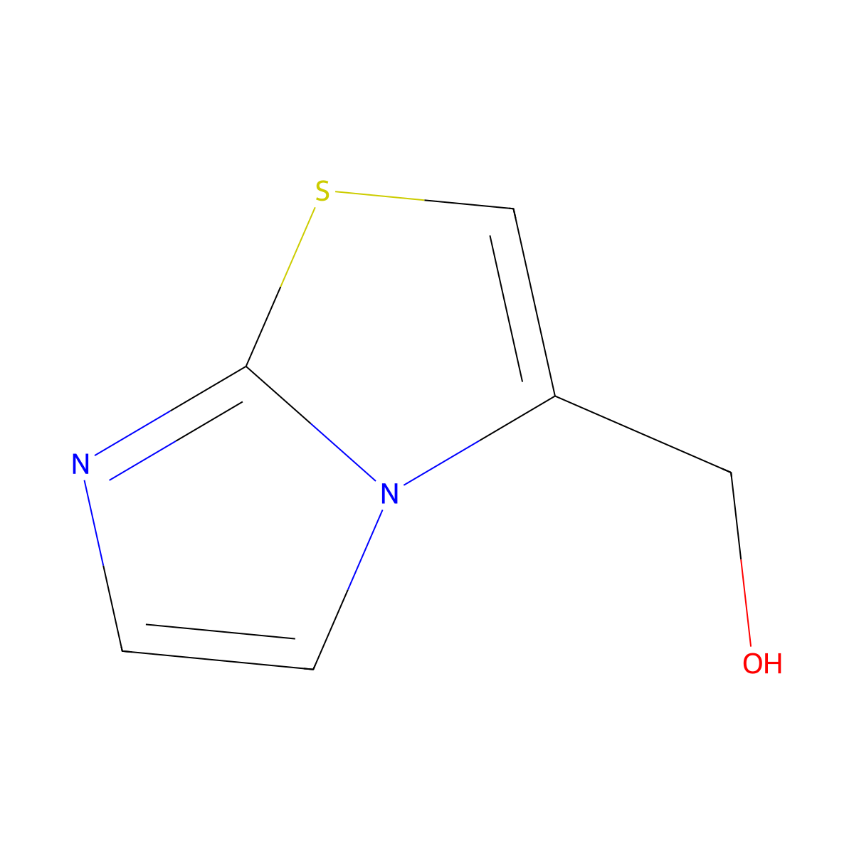 Imidazo(2,1-b)(1,3)thiazol-3-ylmethanol molecular structure, CAS 130182-36-4