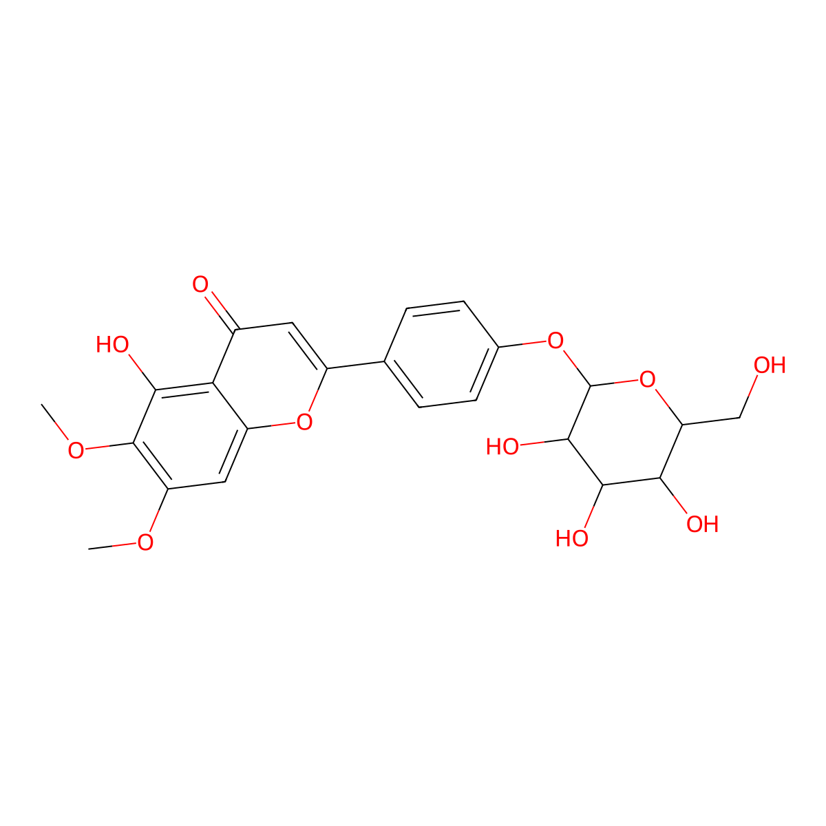 Cirsimarin molecular structure, CAS 13020-19-4